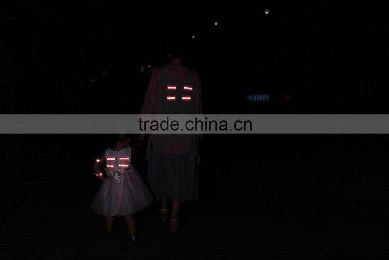 New product easy tear reflective belt Can stick on human body or clothes