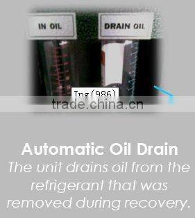 car air conditioning service machine/refrigerant recovery machine AC station GEAF160M