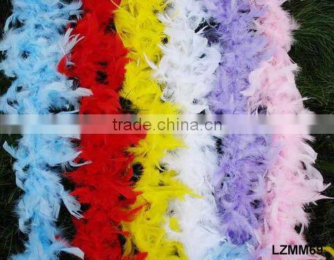 Fluffy turkey feather chandelle boa LZYJ41