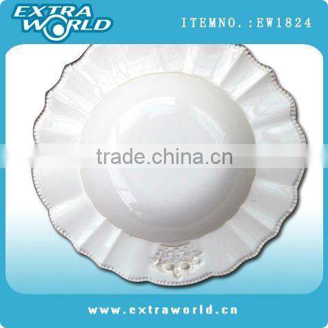 fruited painted ceramic soy sauce and vinegar bottle