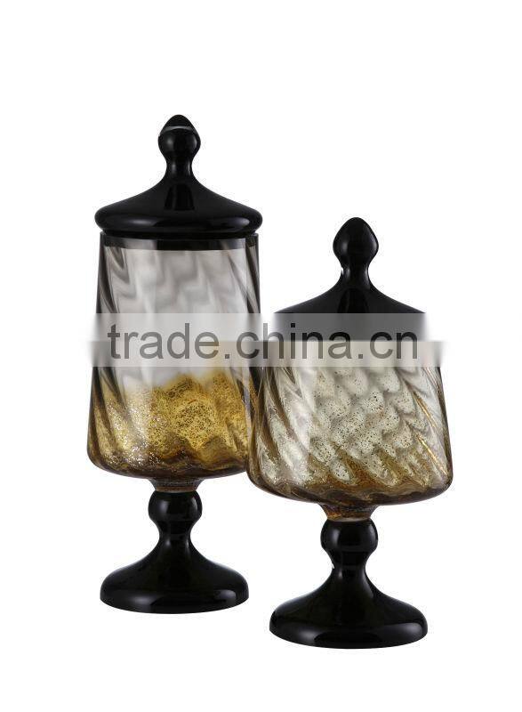 Colored Apothecary Candy Glass Jar