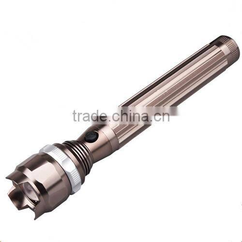 High quality aluminum material led flashlight torch