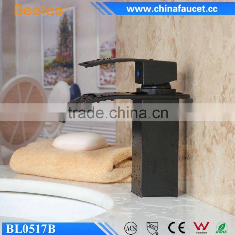 Beelee New Black Orb Bathroom Brass Single Handle Faucet sink tap