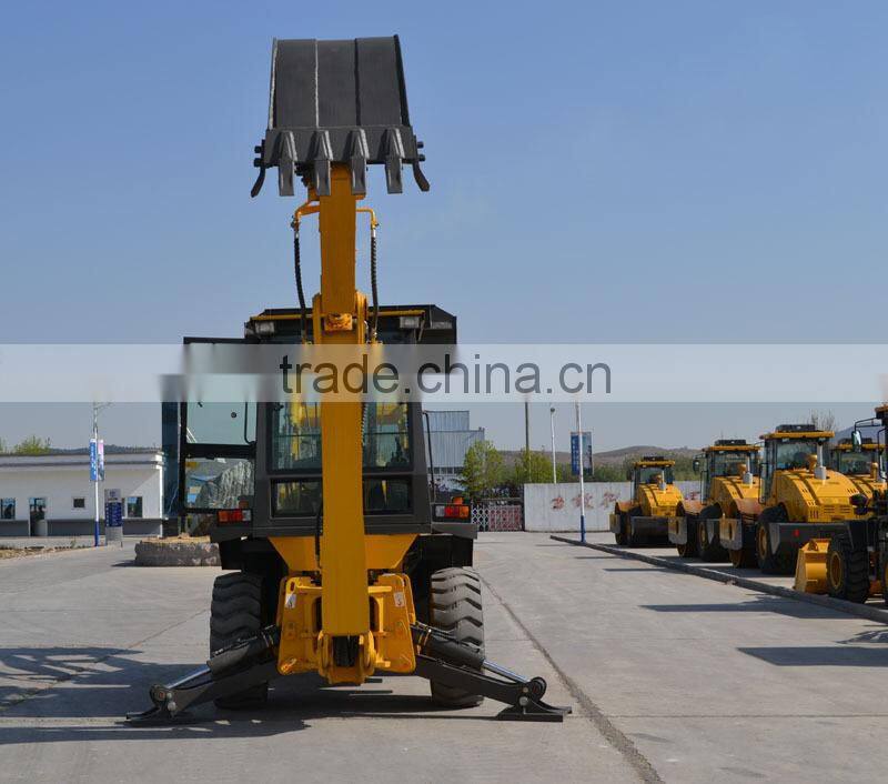 SDLG backhoe loader
