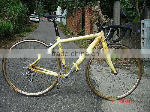 700C'fiexed gear bike bicycle Gold color 18 speed racing bike,bicycle