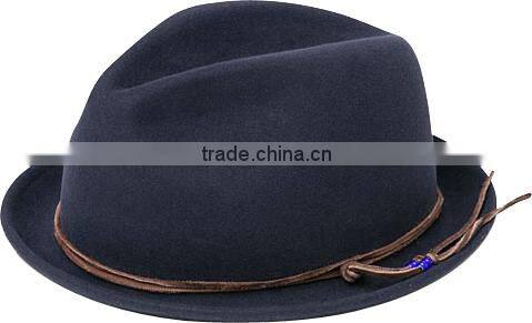 Fashion Wool Felt Fedora Hat for men and women