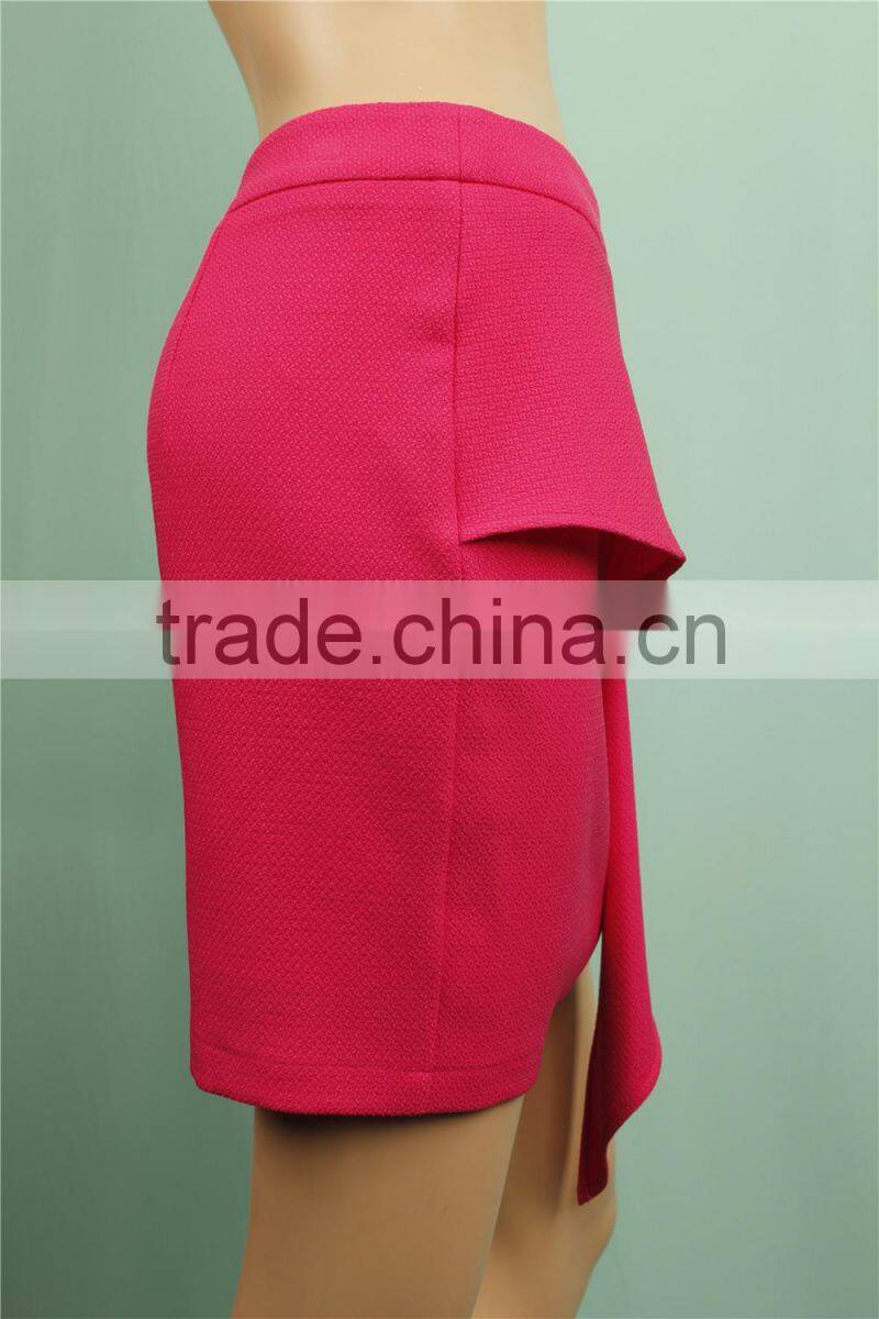 2016 S/S new designs summer collection red skirt