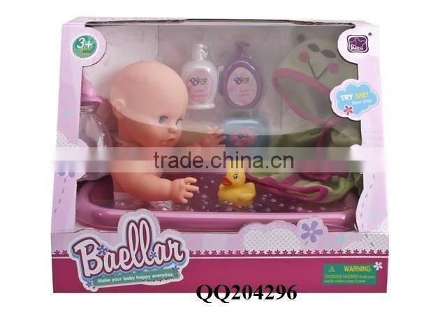 Nice 13 inch baby doll for kids with walking trainer toy doll baby doll