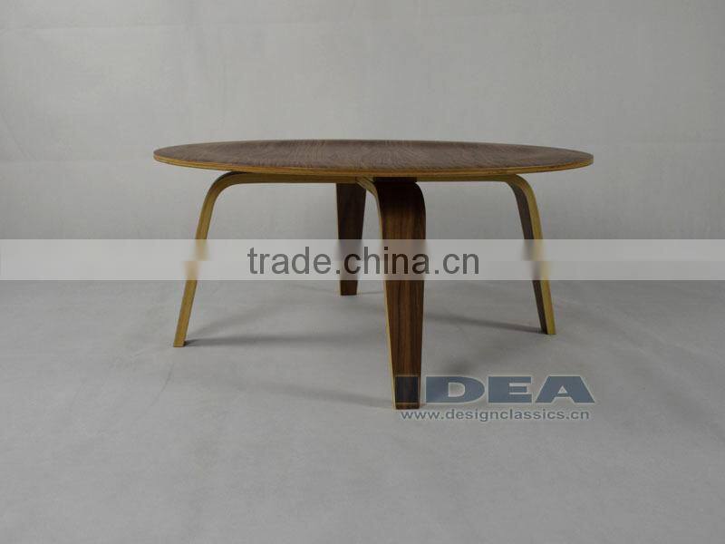 Replica Charles Plywood Coffee Table - Walnut