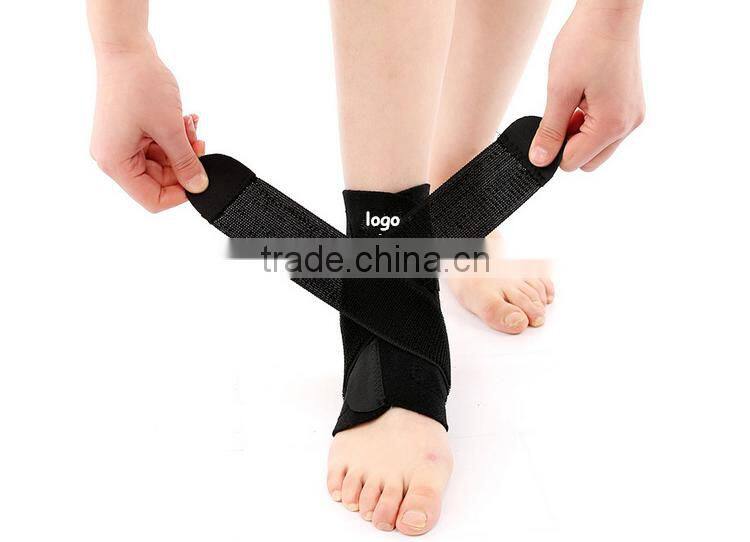 Adjustable Neoprene Ankle Support Strap Wrap Compression Brace One Size For All