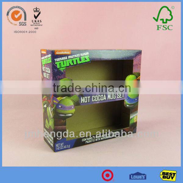 Eco-friendly Paper Packaging Boxes With Clear Window For Sale