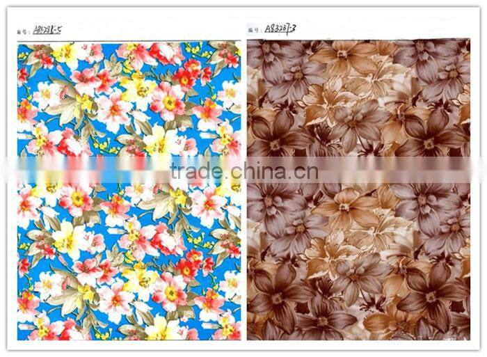Flower design leather hot foil printing