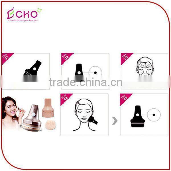 3D Low Noise Vibration Makeup Powder Puff with Case