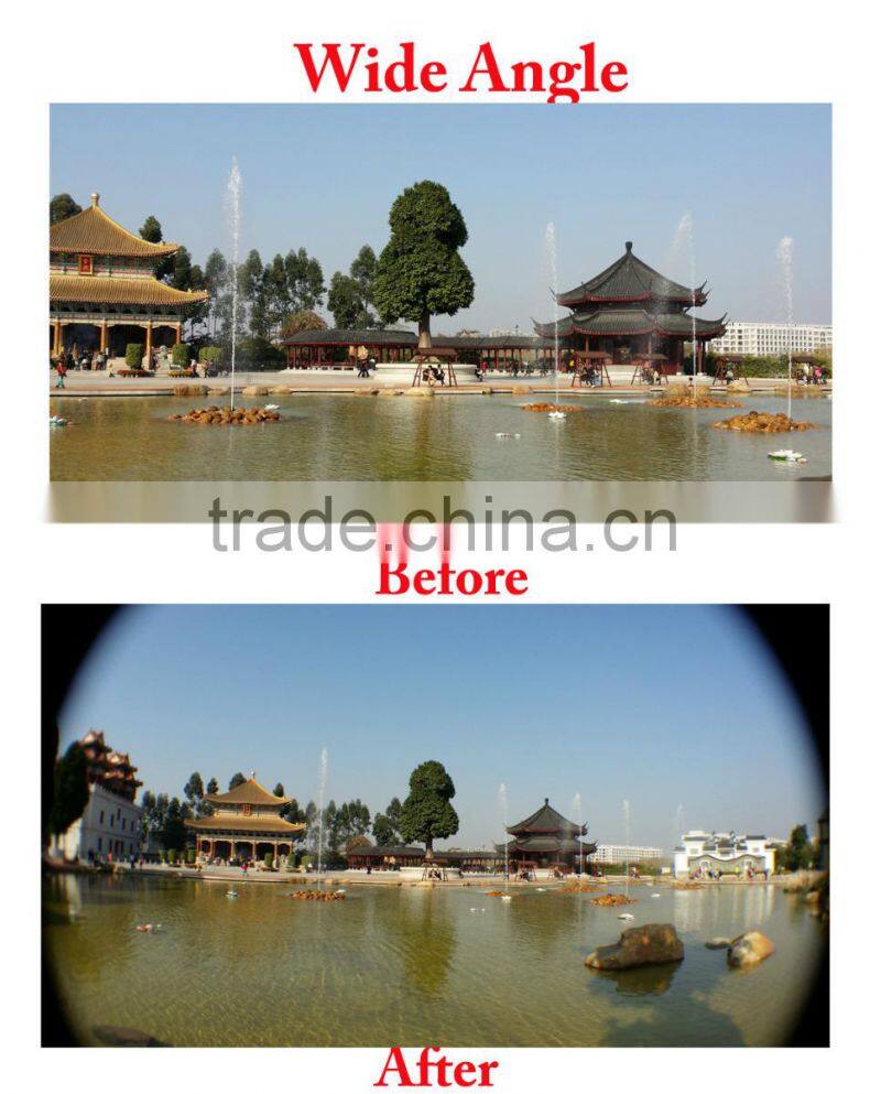 Camera Lens For Iphone 4 Universal Clip 3 IN 1 Fish Eye Camera Wide Angle Micro