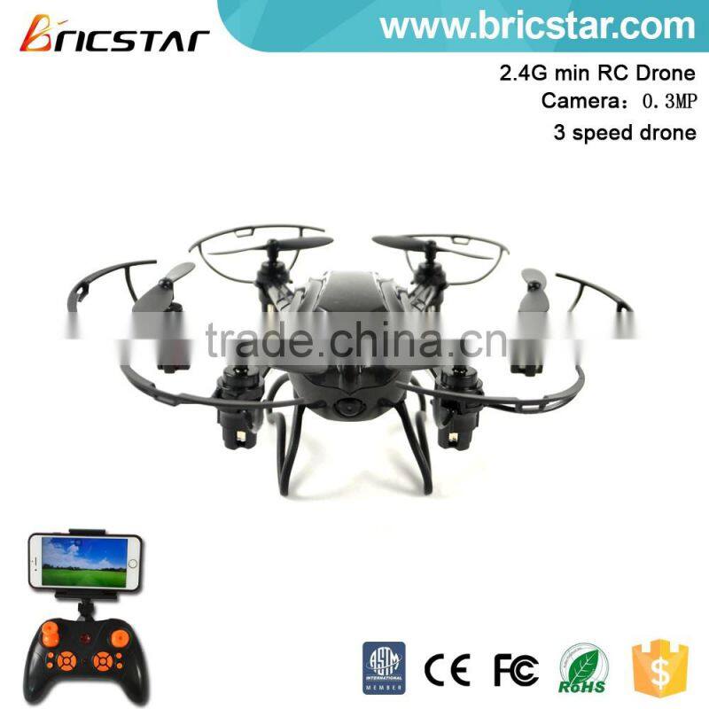 Two control mode 2.4G rc quadcopter fpv goggles with HD camera