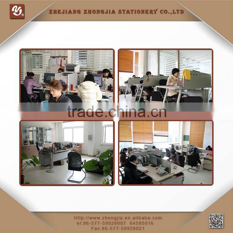 2015 new design business pu folder with card holder