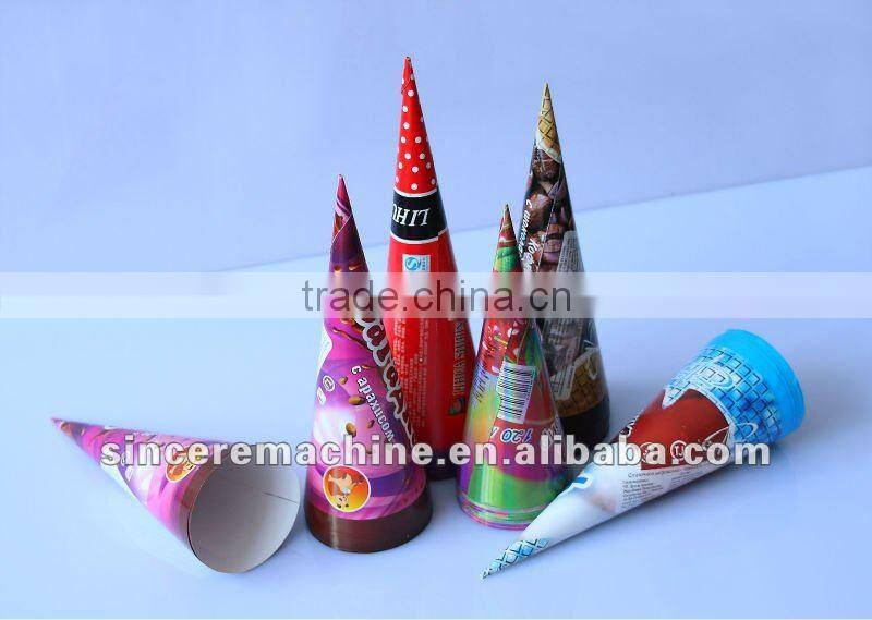 CPC-220 automatic paper cone sleeve making machine(for ice cream)