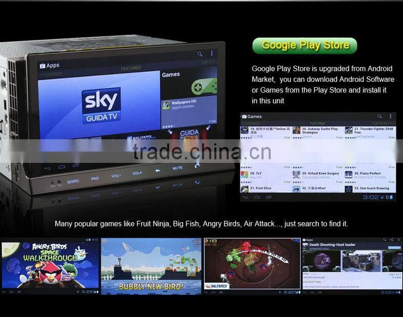 7 Inch Car PAD 2 Din Android 4.0 Digital Panel In Dash CAR PC DV Camera With Patents Universal DM7835