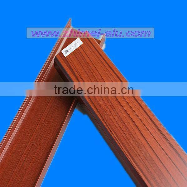 Hot-selling Handfeel Wooden Color Aluminium Profiles