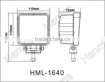 40W cree led work light of truck,SUV,ATV,Moto