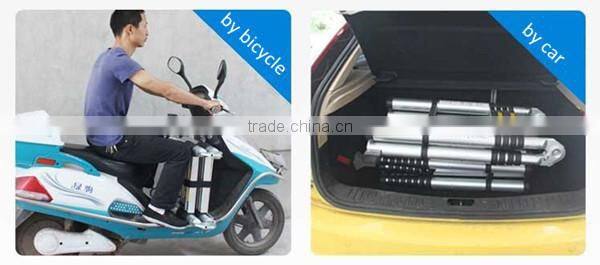 3.2m 11 steps EN131 aluminum telescopic extension ladder