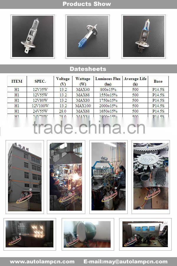 headlight bulb Emark H1 auto bulb 12v100w