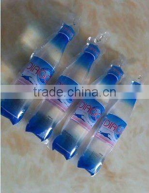 water bottle shape pouch