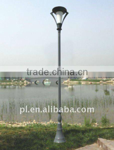 High quality steel garden light with PMMA or PC lampshade