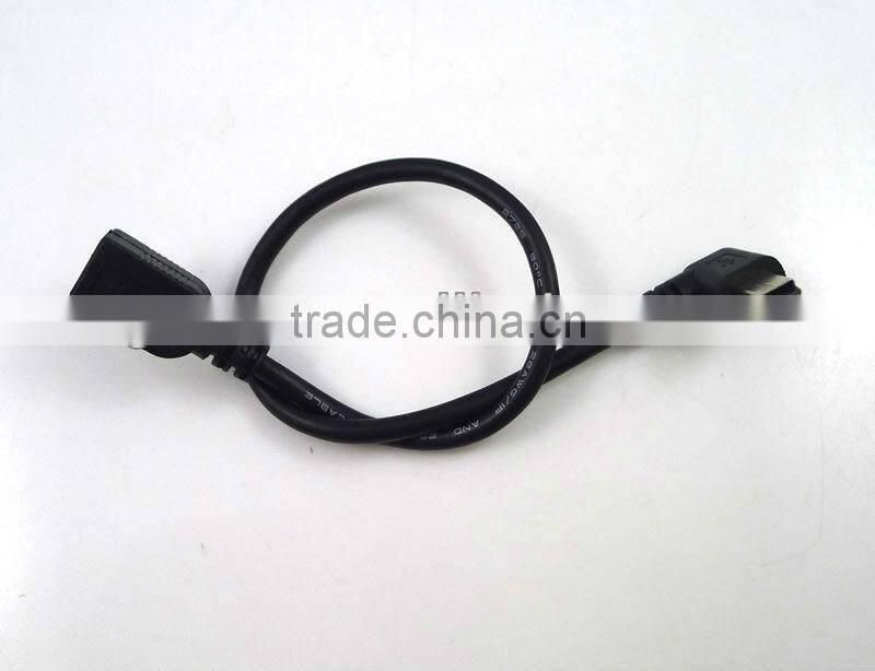 Popular USB A male to USB female panel mount adapter Extend cable + Screw Lock,1 M cable