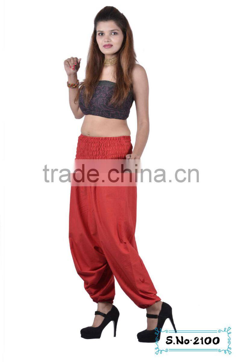 2100 Cotton pant Harem Pant Supplier Garments New Fashion Collection Women Clothes Ethnic Garments