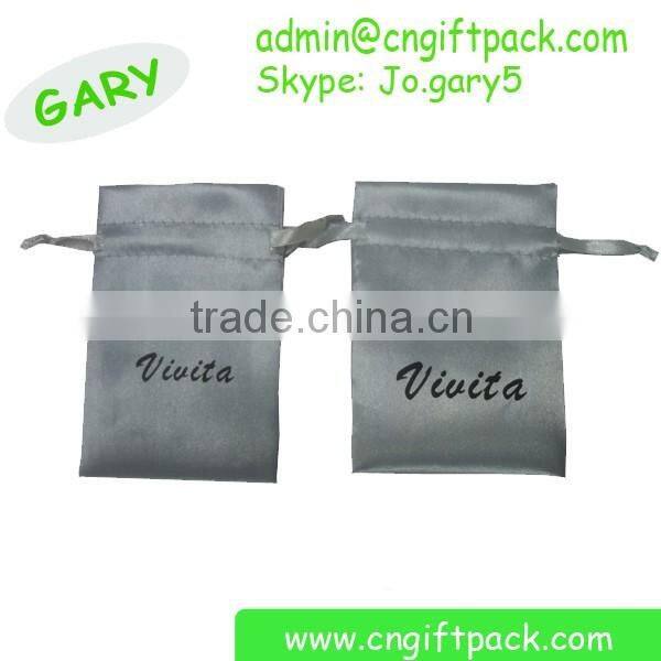 White Promotion Design Gift Bag Drawstring Light Bags for Gift