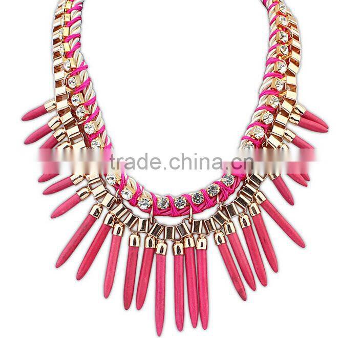 Factory Latest Design Luxury Rhinestone Necklace for Women
