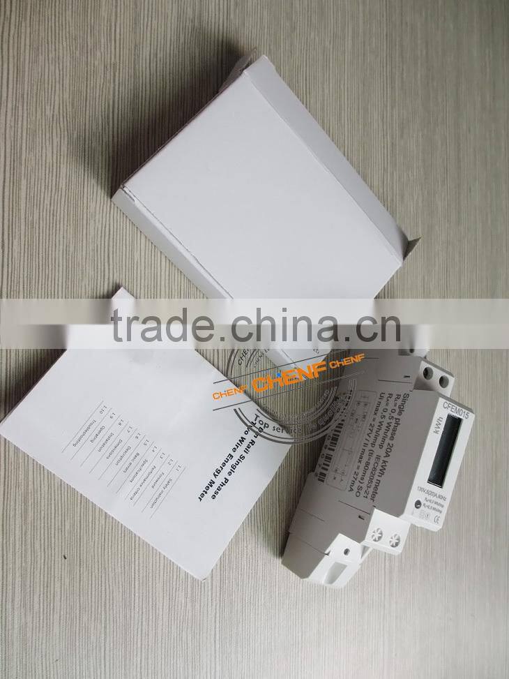 High Quality 120v 60hz Rail wattmeter , watt meter, power meter, wattmeter for solar system