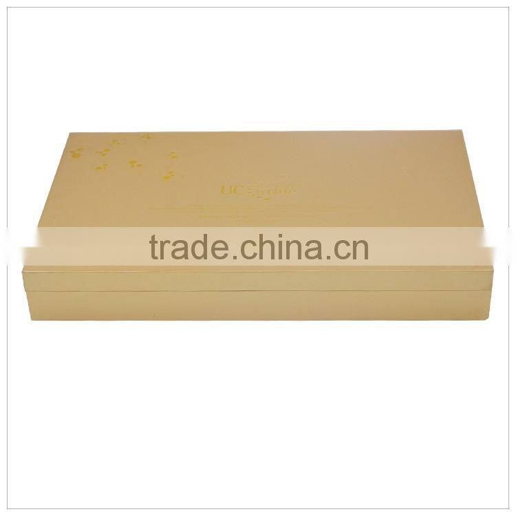 Custom gold card paper wooden packaging boxes