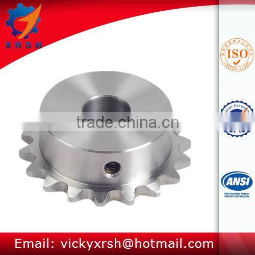 Double pitch stainless steel chain and sprocket 25.4*7T