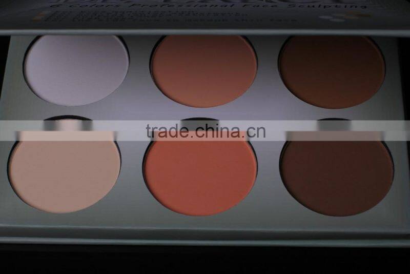 new coming 6 color Pressed Powder Foundation concealer powder dry