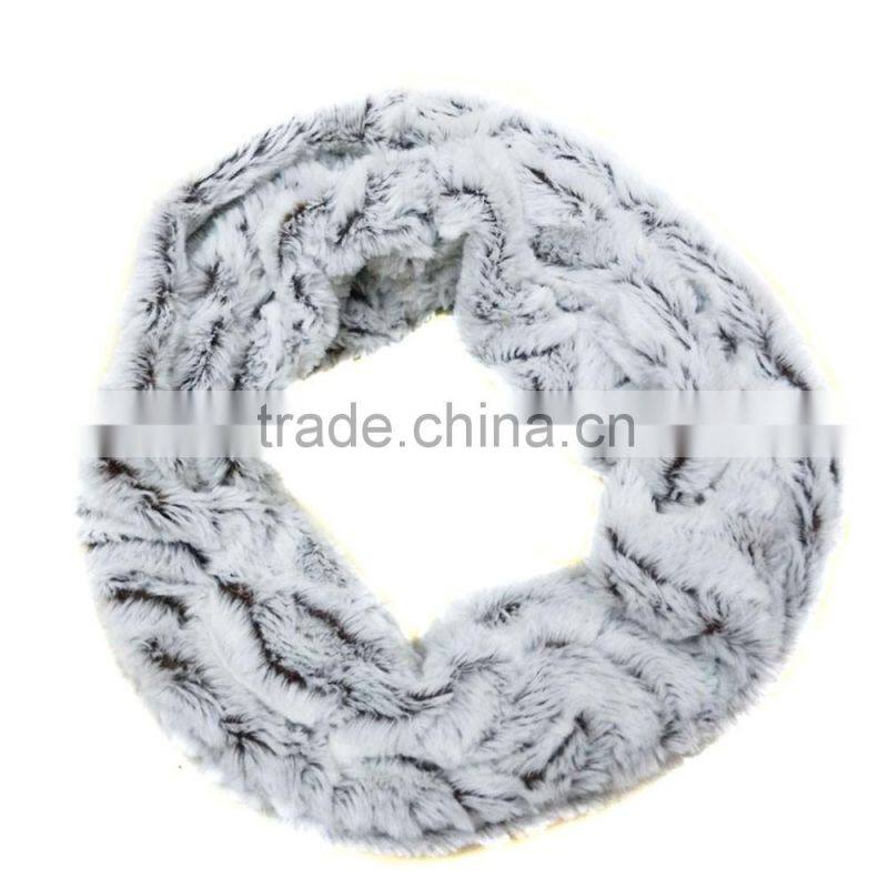 fashion winter best selling on sale round fake fur scarf