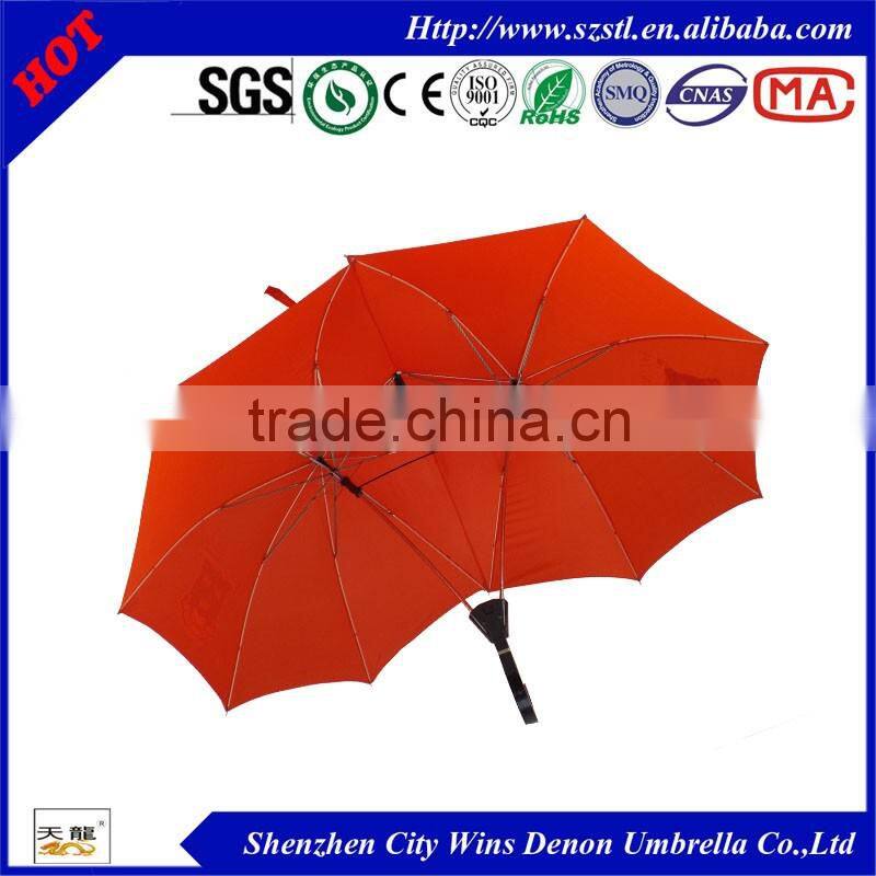 2016 wholesale double two person twin umbrella, lover couple umbrella