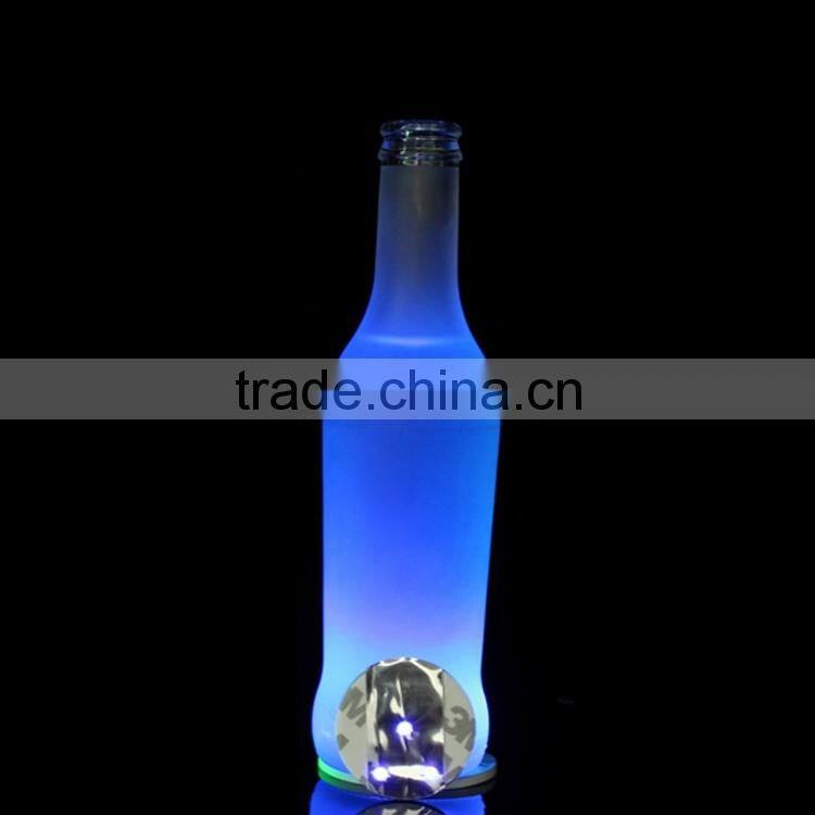 halloween Cheap Sticker Light Up Coaster,led sticker light