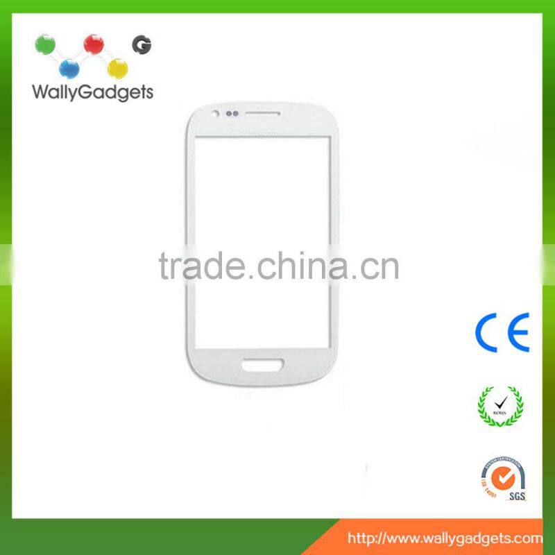 Replacement white 4.0 inch Screen outer Glass lens for Sam/sung galaxy S3 mini replacement