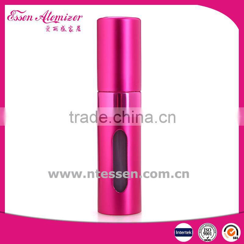 6ml Refillable Aluminum Perfume Bottle With Pump Sprayer