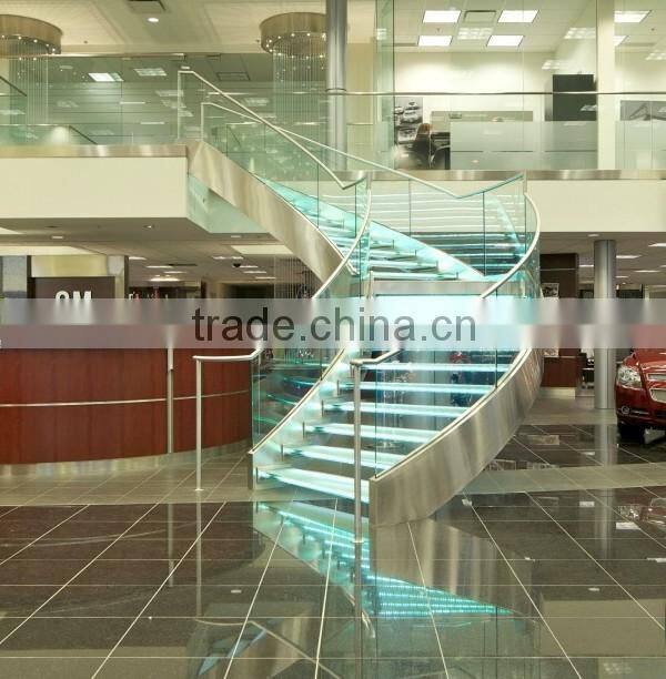 Simple Glass LED Stair