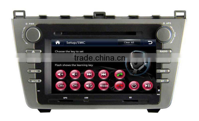 ZESTECH GPS digital media player Car Sat Navi headunit FOR MAZDA 6 with Win CE 6.0 system 800MHz 3G Phone GPS DVD BT