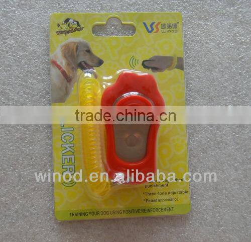 Plastic dog training clicker pet training clicker
