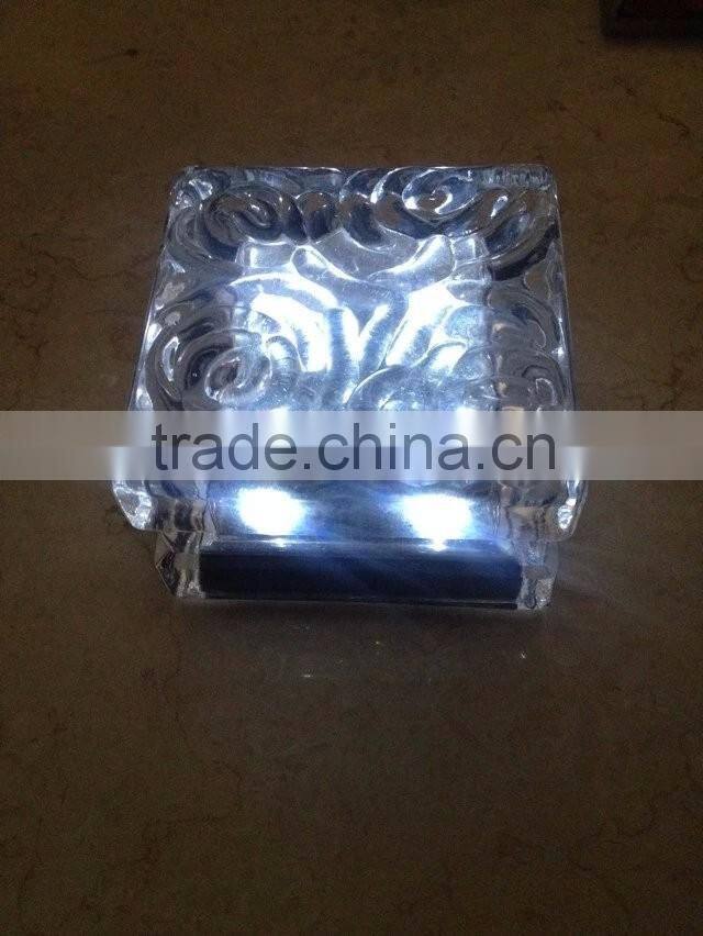 outdoor home garden led paver light / solar led dance floor light