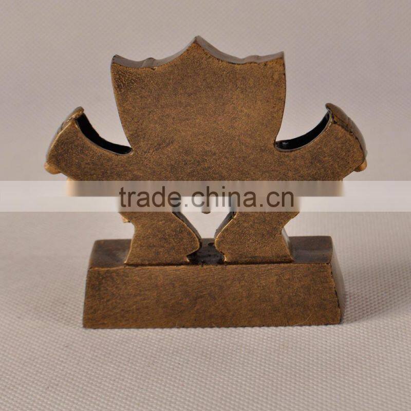 "Man of the match" resin sports sculpture