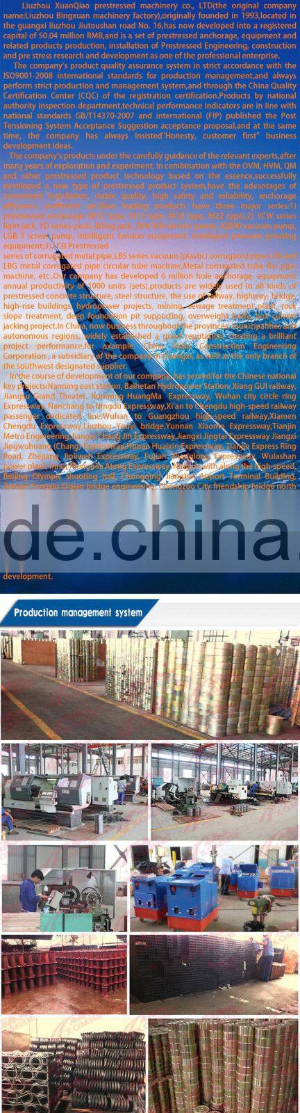 M15.24 steel wire wedge post tension work tool jack