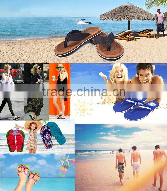 2016 comfortable ladies emboss insole design dark red high heel wedge slipper