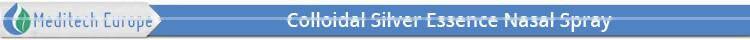 Certified Quality Colloidal Silver Essence Nasal Spray for Sale
