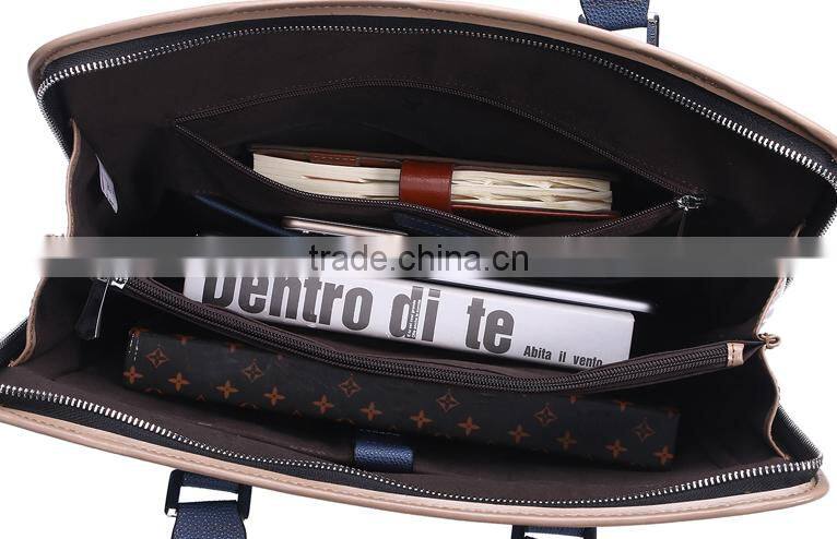 Pu Leather Briefcase Shoulder Business Laptop Messenger Bags Tote